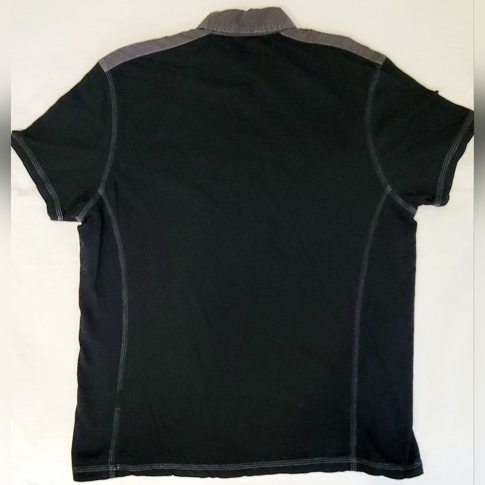 INC International Concepts Men's Black and Gray Polo Shirt - Picture 5 of 9